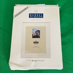 Burnes of Boston Engraveable Steel Photo Frame